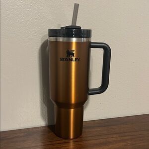 Stanley 40oz Bronze Cup with straw